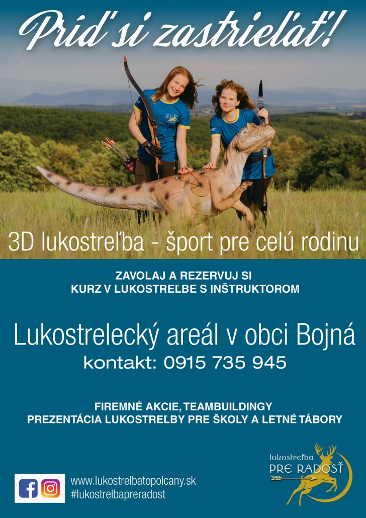 Lukostreľba pre radosť - obec Bojná